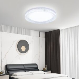 Crystal disc lamp