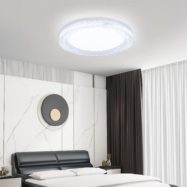 Crystal disc lamp